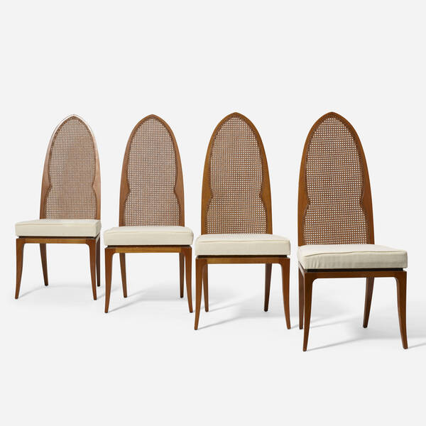 Harvey Probber. Arch Back chairs,