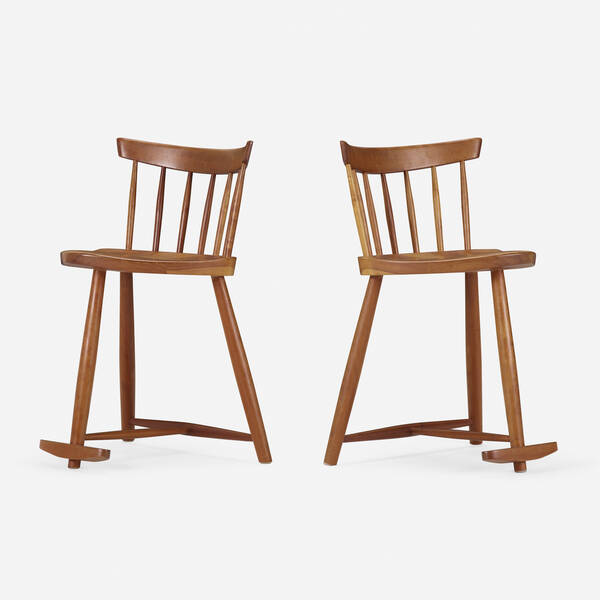 George Nakashima. Mira stools,