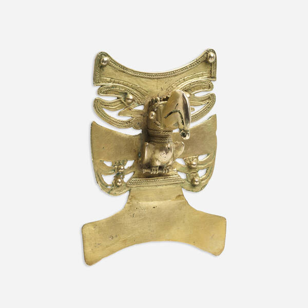Pre-Columbian. Gold pendant. result: