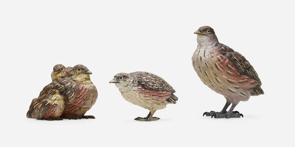Franz Xaver Bergmann quails set 3a0509