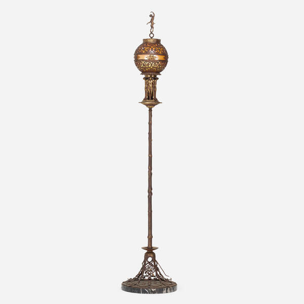 Oscar Bach. floor lamp. c. 1925,