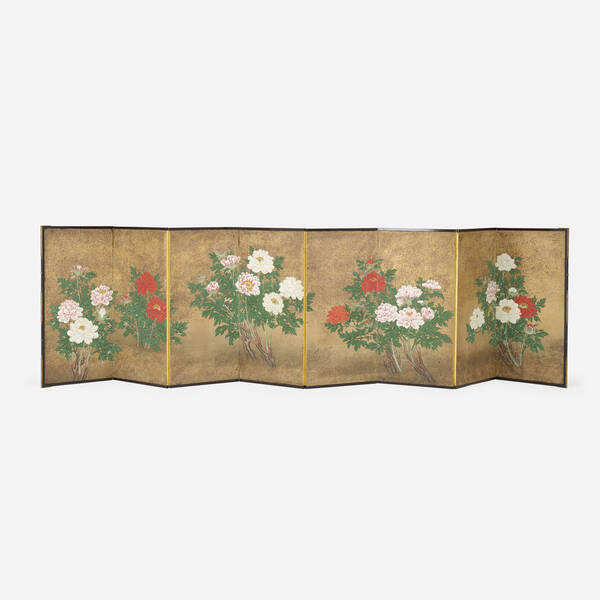 Japanese eight panel screen 19th 3a0598