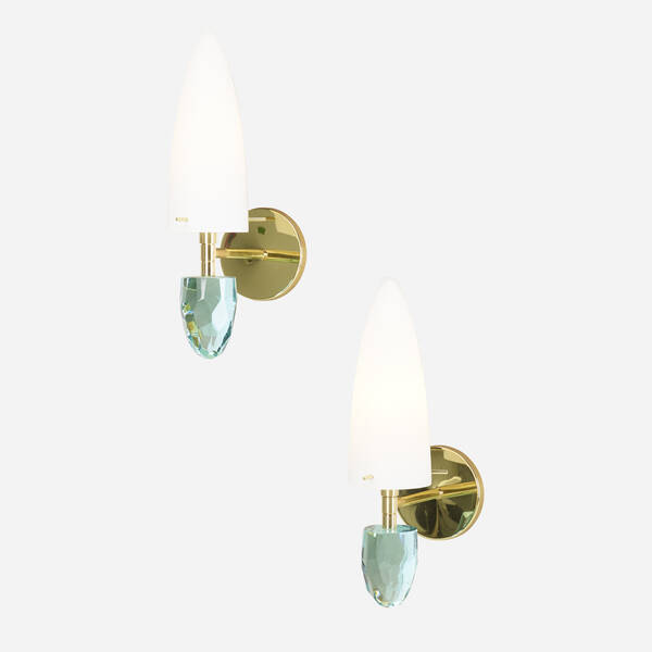 Contemporary sconces pair c  3a05eb