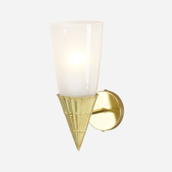 Austrian sconce c 1920 hand blown 3a0622