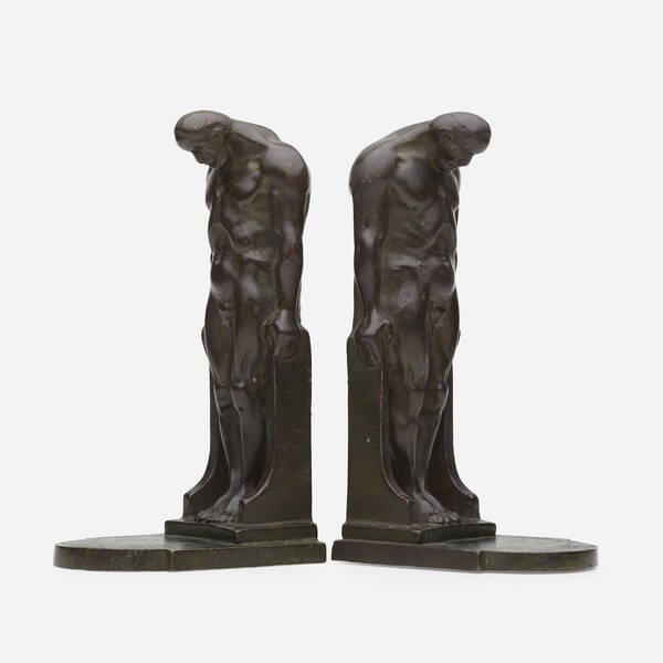 In the manner of Oscar Bach bookends  3a0624