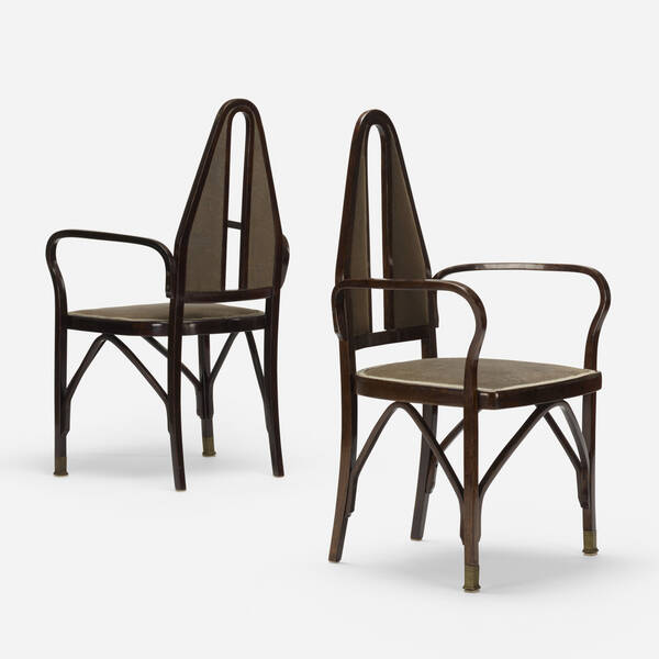 Koloman Moser attribution armchairs  3a0652