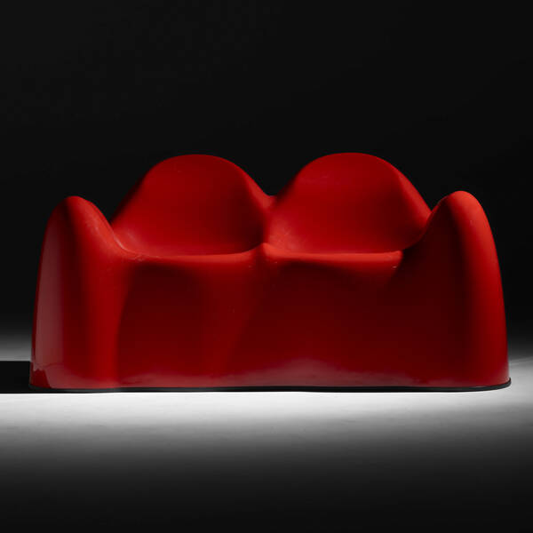 Wendell Castle. Molar Group settee.