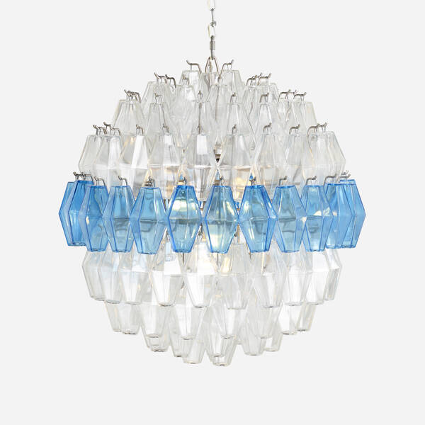 Murano rare Polyhedral chandelier  3a06d1