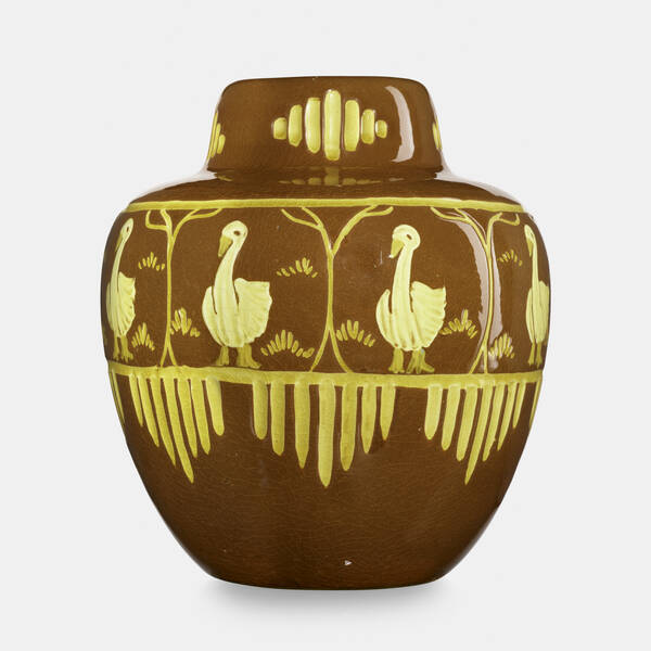 Weller Pottery. Jap Birdimal vase