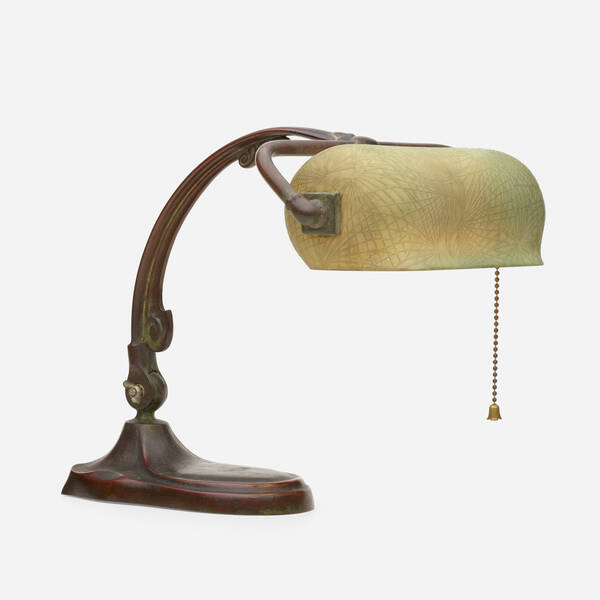 Handel. Mosserine desk lamp. c.