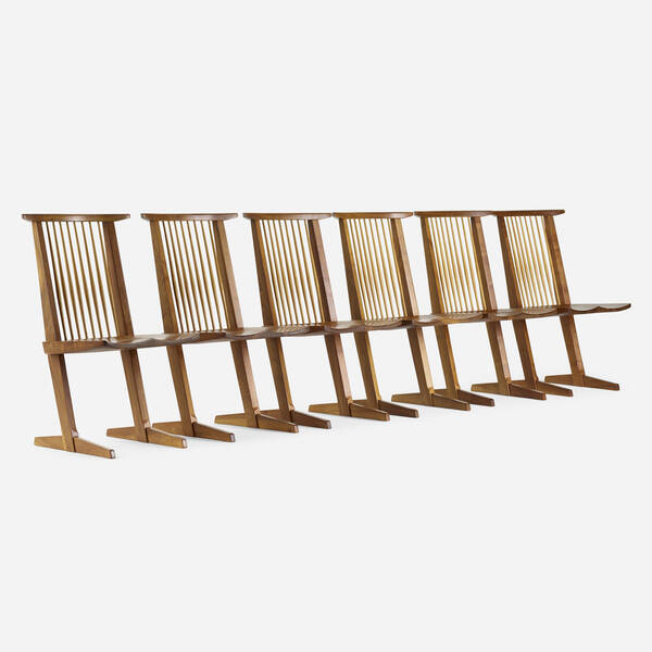 George Nakashima Conoid chairs  3a075d