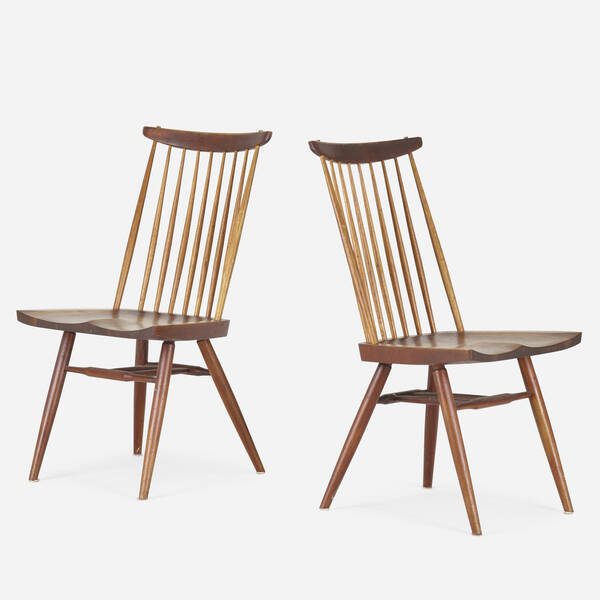 George Nakashima New Chairs pair  3a0770