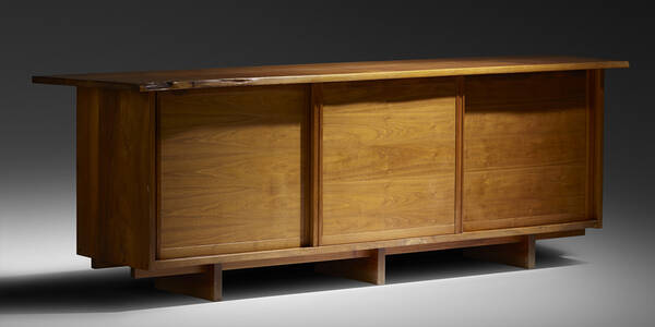 George Nakashima. Triple Sliding