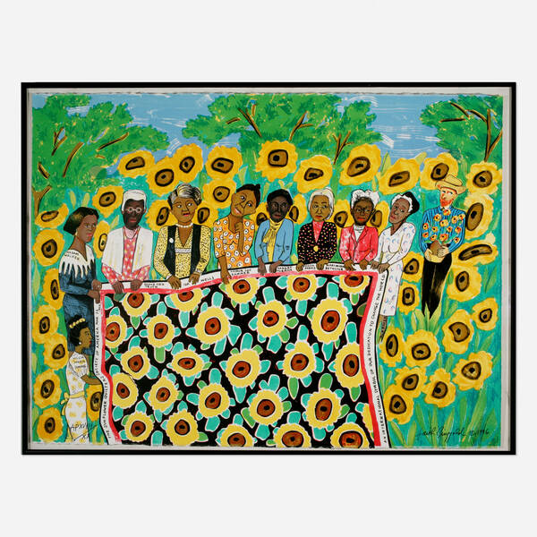 Faith Ringgold b 1930 The Sunflower 3a080c