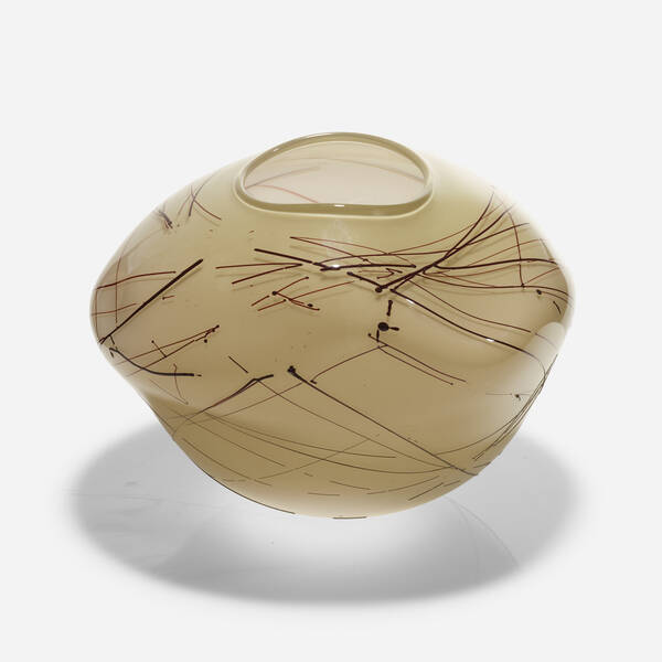 Dale Chihuly Early Tabac Basket  3a0829