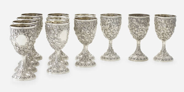 American goblets set of twelve  3a0850