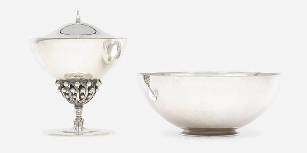Georg Jensen. covered coupe and