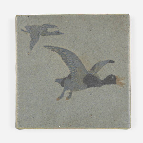 Marblehead Pottery. trivet tile