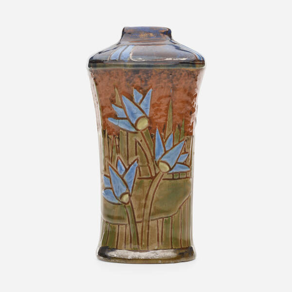 William P Jervis vase with papyrus 3a0978