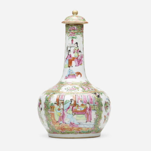 Chinese Export Canton Rose vase 3a0982