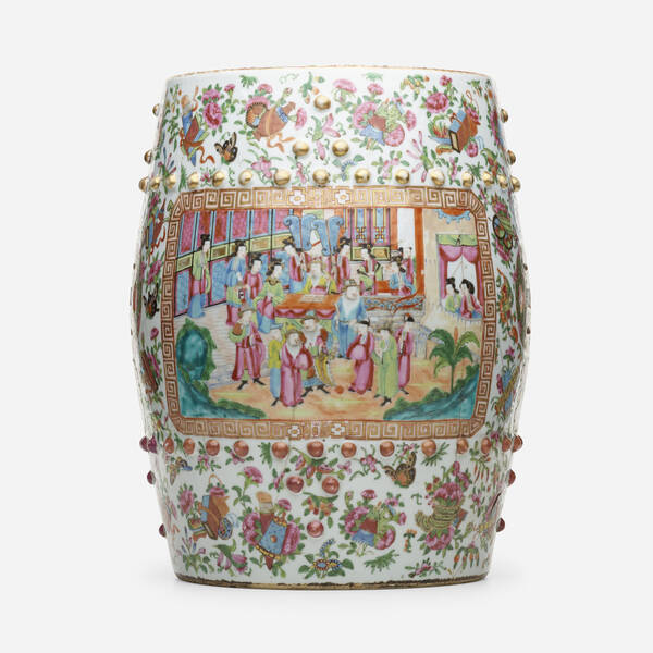 Chinese Export Canton Rose drum 3a0991