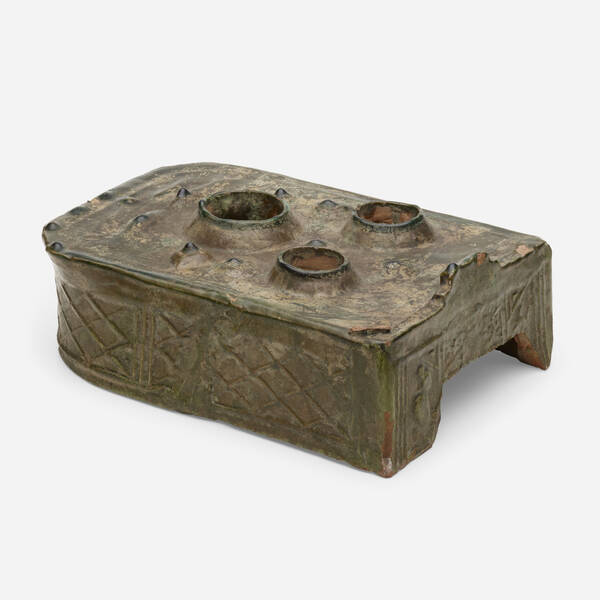 Chinese. stove. Han Dynasty, glazed