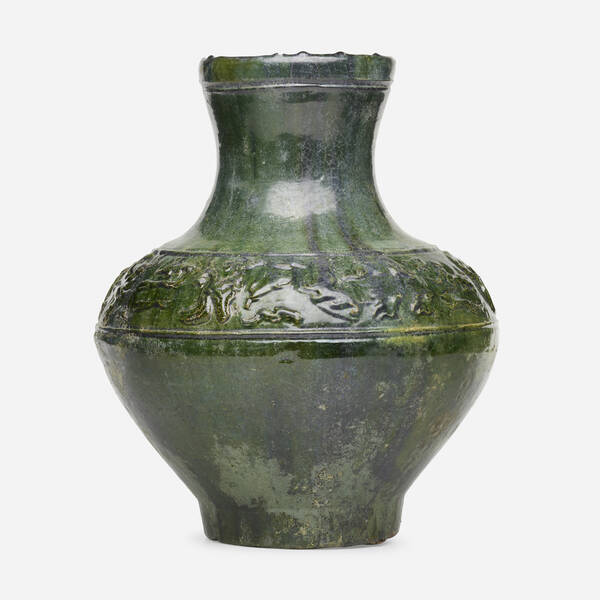 Chinese. Hu vase. Han Dynasty,