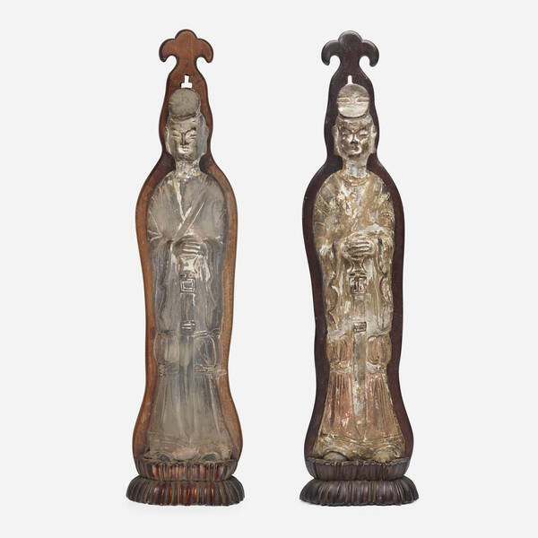 Chinese attendants set of two  3a09d4