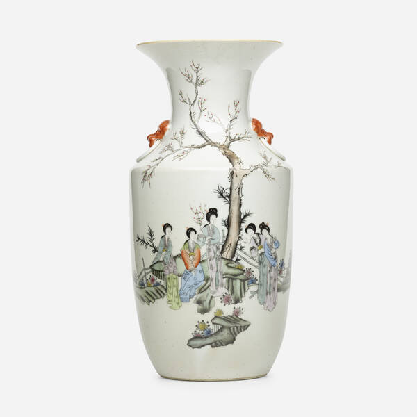 Chinese. Qianjiang enamel 'Ladies'