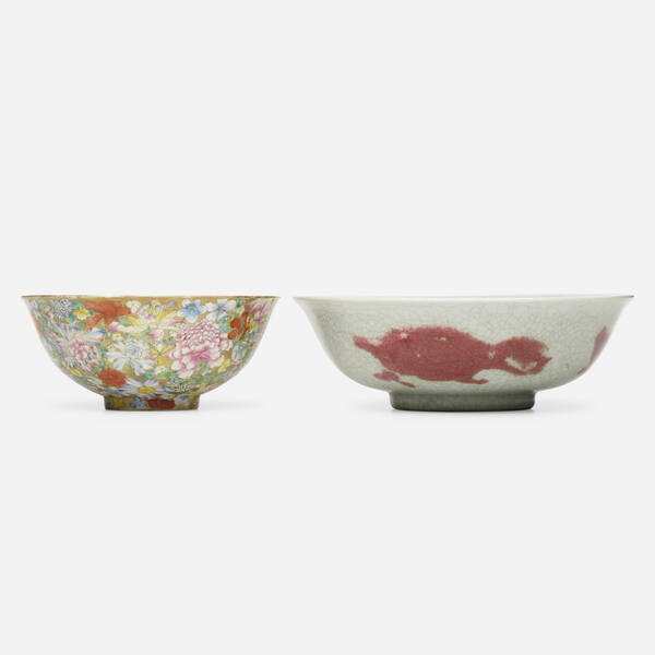 Chinese. bowls, set of two. 20th