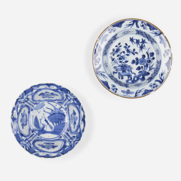 Chinese. Blue and White dishes,