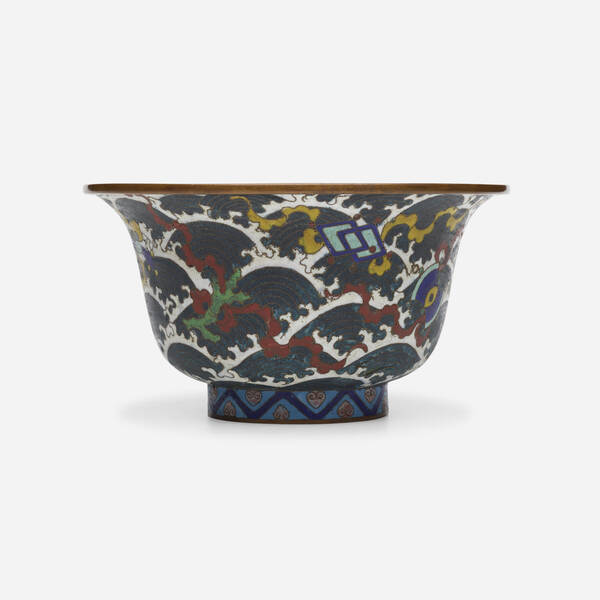 Chinese cloisonn enamel bowl  3a0a40