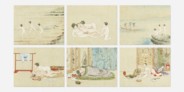 Japanese School erotic paintings  3a0aa5