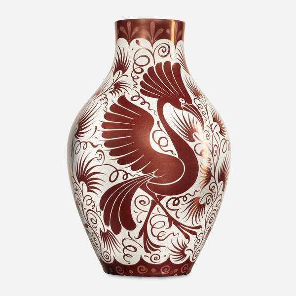 William De Morgan Persian vase  3a0b0d