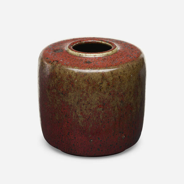 Emile Decoeur vase c 1905 oxblood 3a0b1c