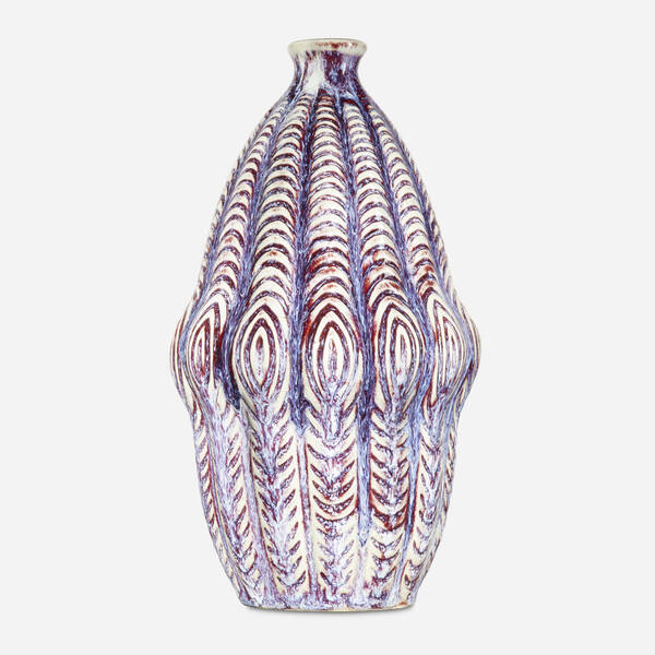 Ernest Chaplet vase 1898 oxblood 3a0b25