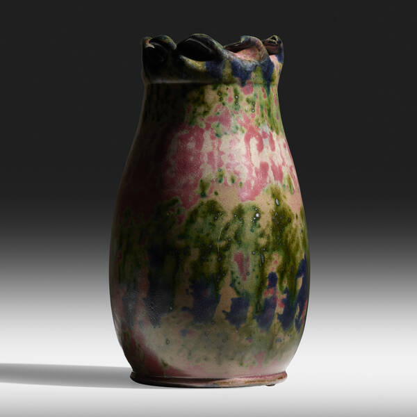 George E Ohr Tall vase 1895 96  3a0b5a