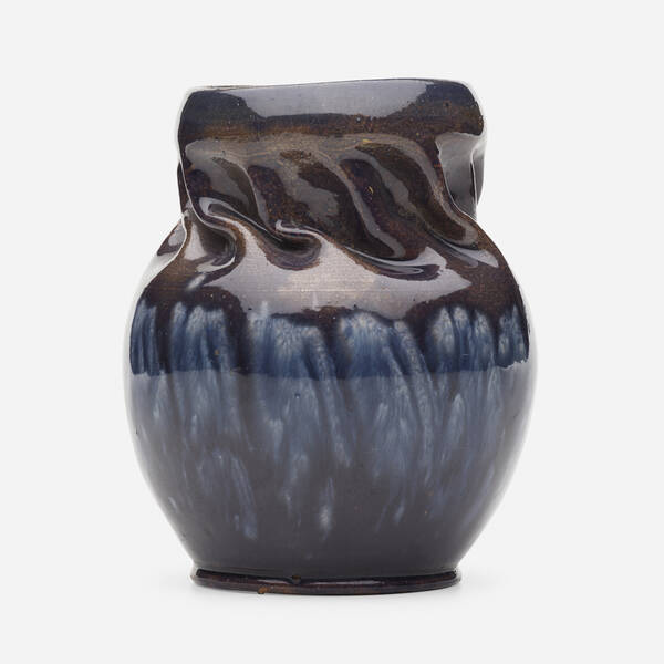 George E. Ohr. vase. 1897-1900,