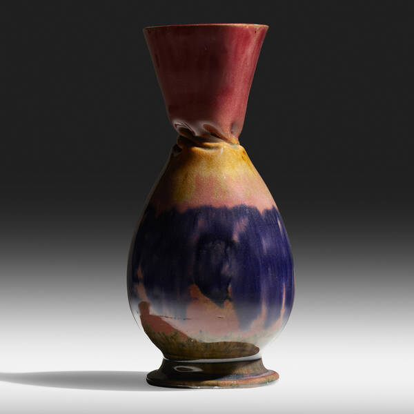 George E. Ohr. vase. 1897-1900,