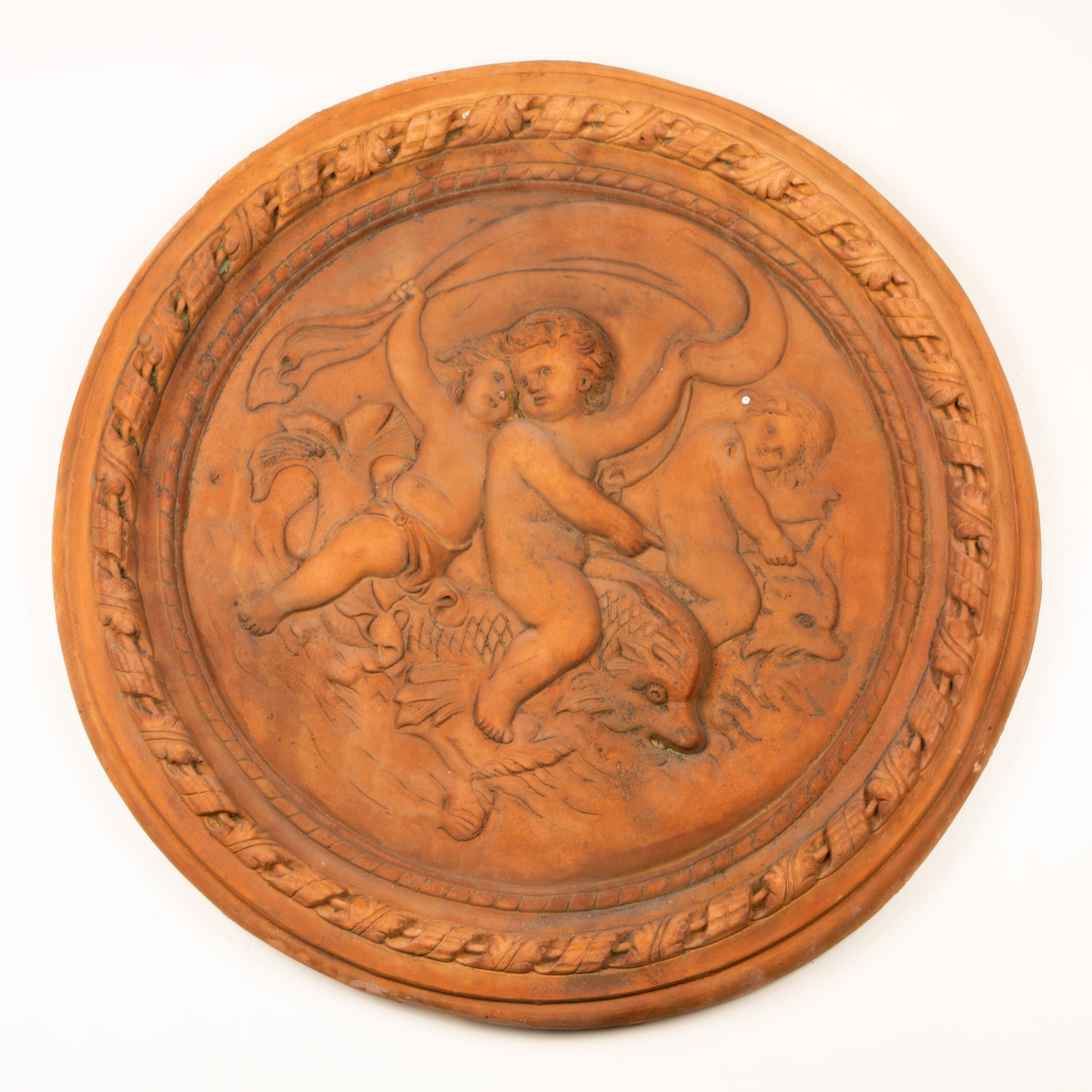 A CONTINENTAL TERRACOTTA PLAQUE 3a344f