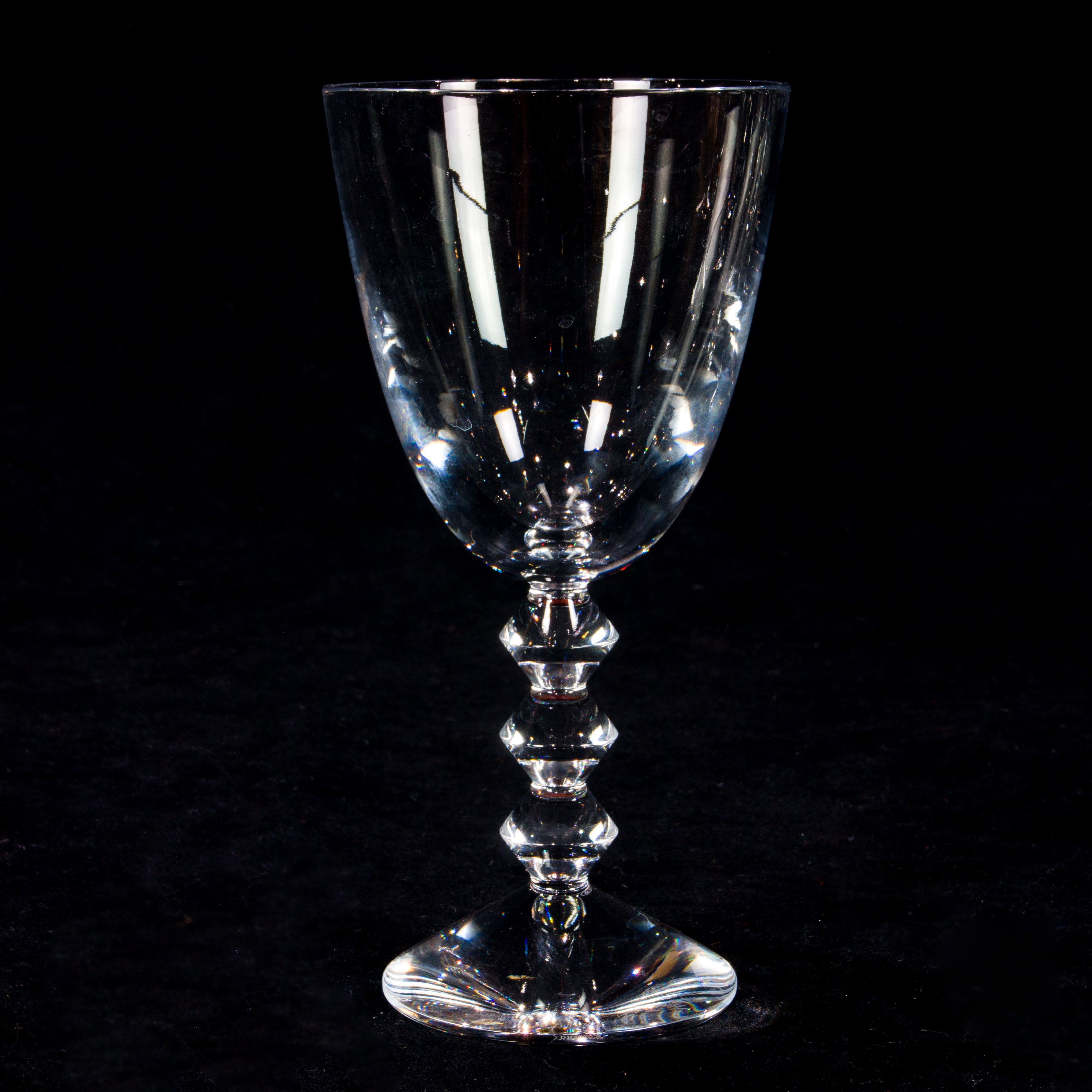 SIX BACCARAT WATER GOBLETS Six