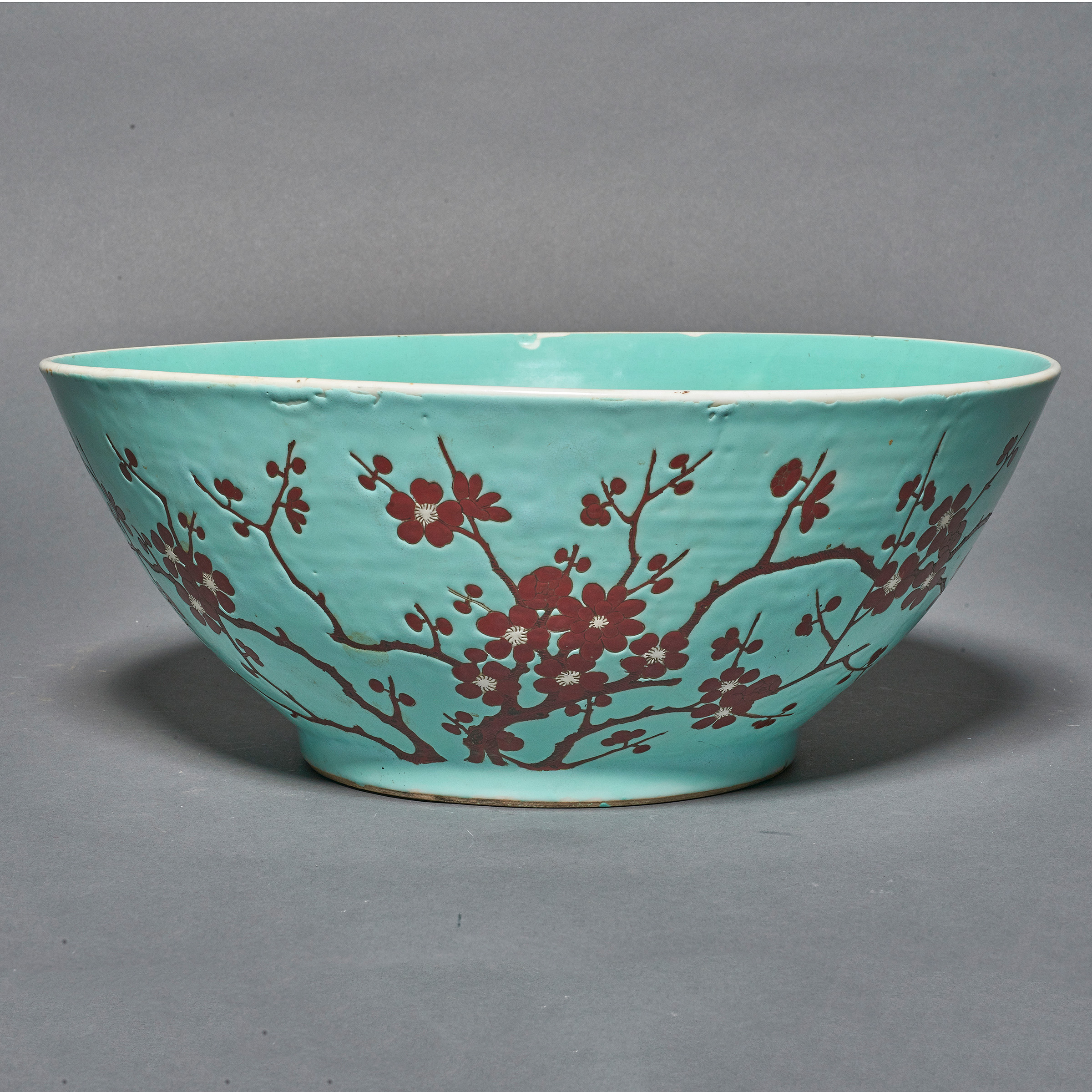 CHINESE TURQUOISE GLAZED PUNCH 3a3565