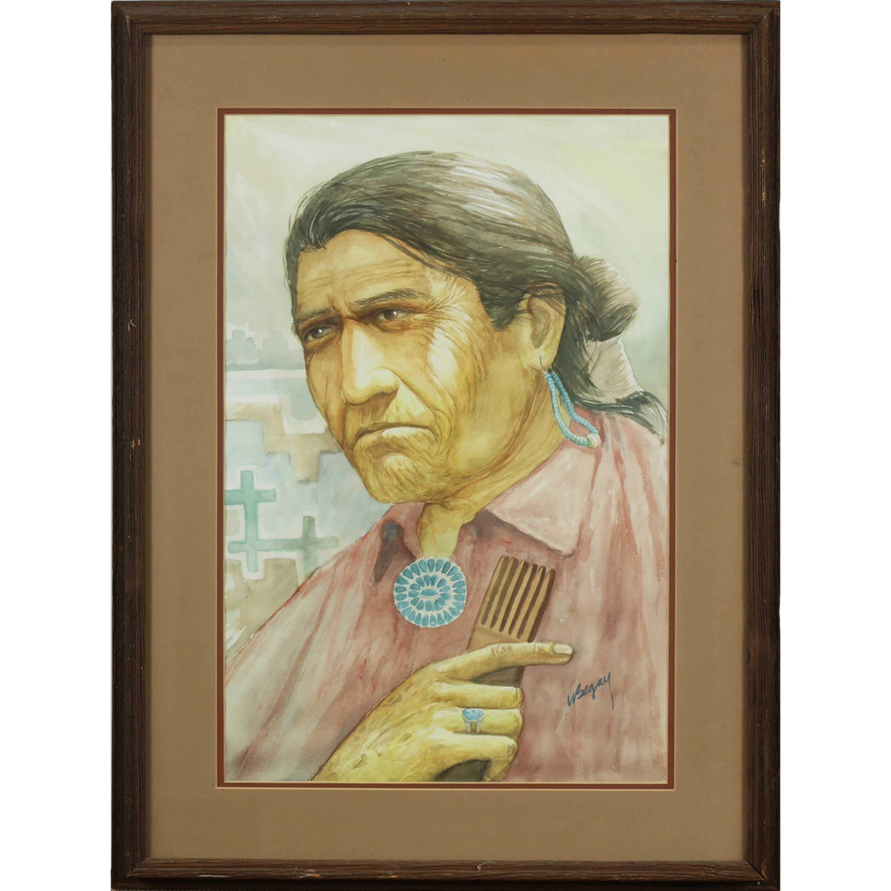 WATERCOLOR, BEGAY W. Begay (American,