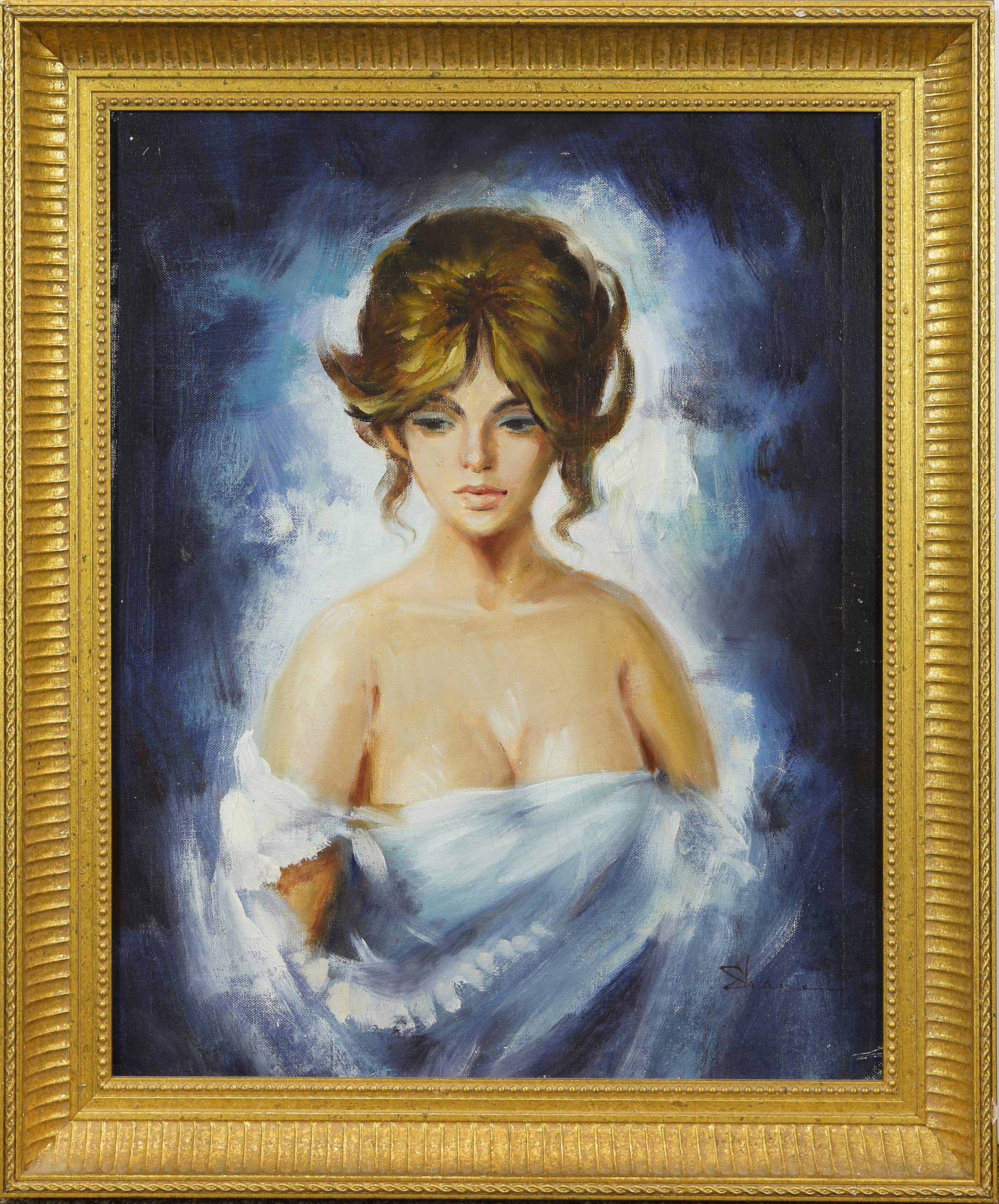 PAINTING PORTRAIT OF A YOUNG WOMAN 3a3593