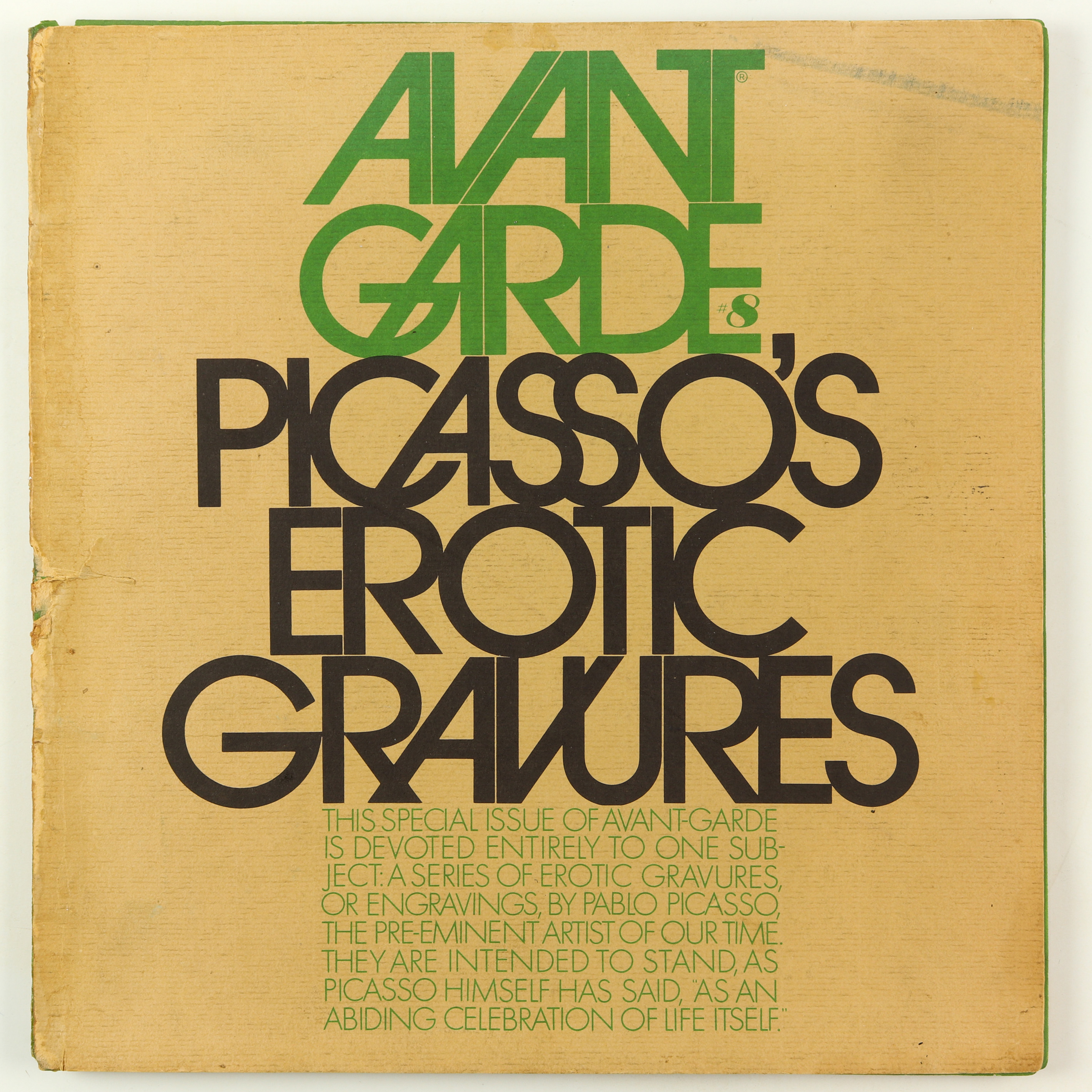 BOOK AVANT GARDE 8 PICASSO S 3a3611