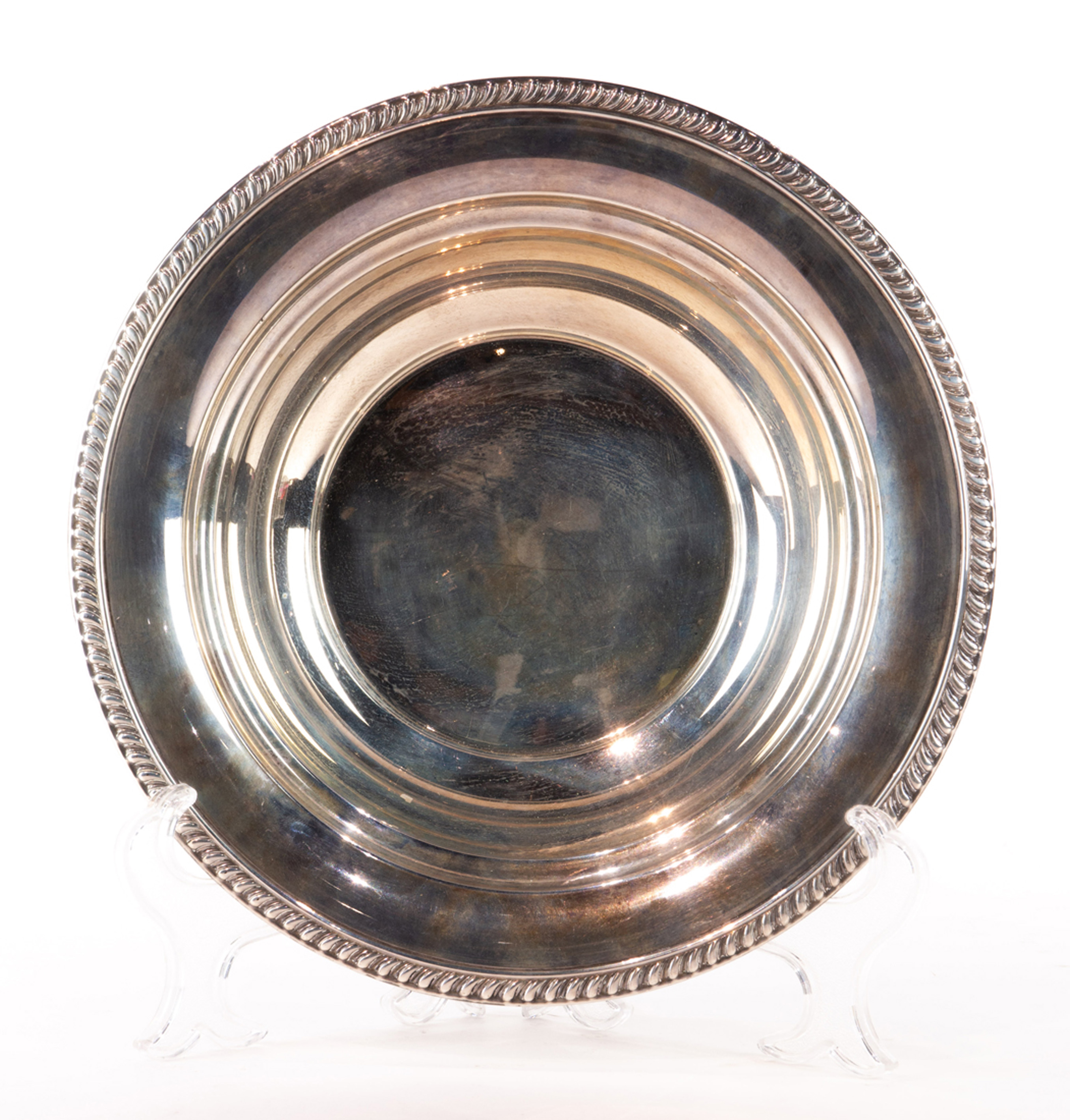 ALVIN STERLING SERVING BOWL WITH 3a362e