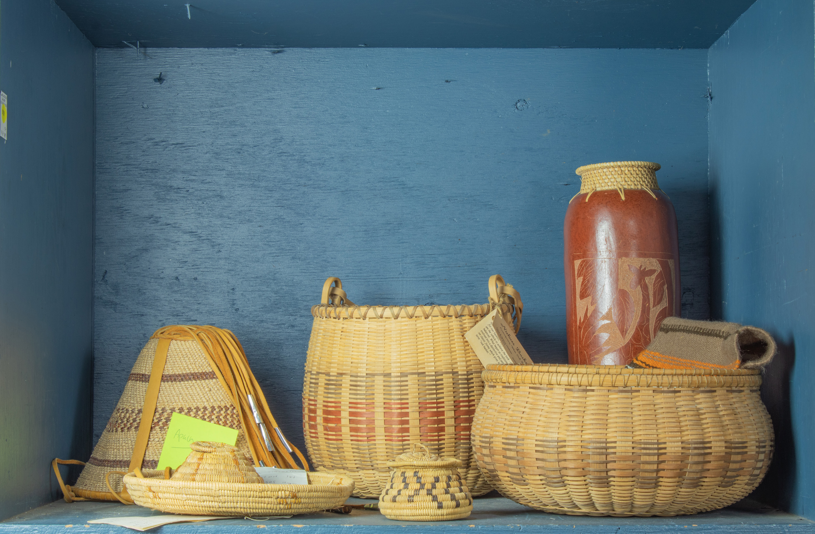 SHELF OF NATIVE AMERICAN AND STUDIO