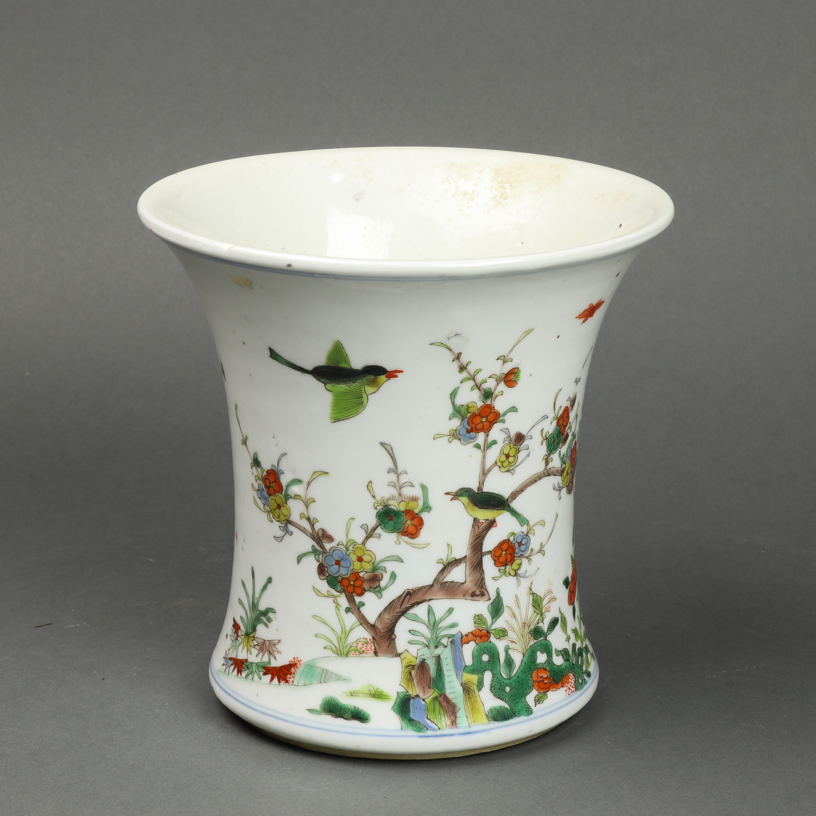 CHINESE FAMILLE VERTE VASE Chinese 3a377d