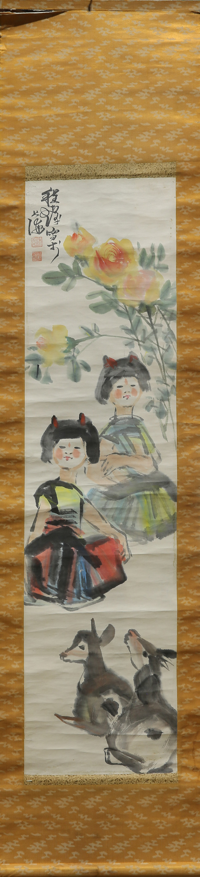 CHINESE PAINTING OF GIRLS CHENG 3a3816