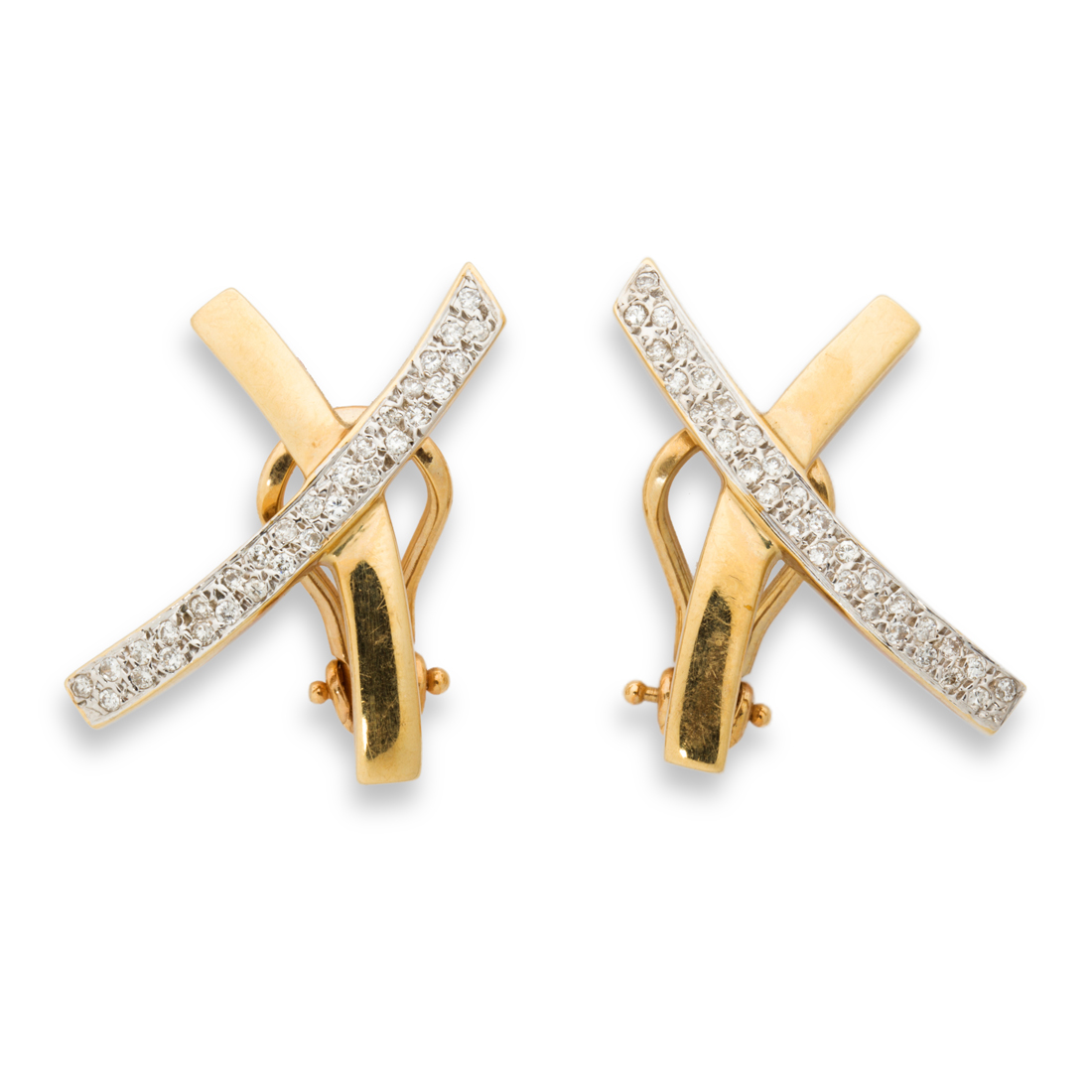 A PAIR OF DIAMOND AND FOURTEEN